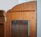 Armario triple de madera nudosa de nogal con espejo de Waring & Gillows, 1932, Imagen 17