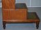 Antique Regency Hardwood & Leather Library Steps with Internal Storage & Drawers, 1810s 11