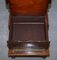 Antique Regency Hardwood & Leather Library Steps with Internal Storage & Drawers, 1810s 19