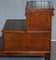 Antique Regency Hardwood & Leather Library Steps with Internal Storage & Drawers, 1810s 15