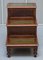 Antique Regency Hardwood & Leather Library Steps with Internal Storage & Drawers, 1810s 2