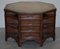 Antique English Octagonal Partner Desk with Bookcases from Harrods 5