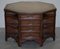 Antique English Octagonal Partner Desk with Bookcases from Harrods, Image 5