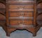 Antique English Octagonal Partner Desk with Bookcases from Harrods 7