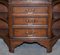 Antique English Octagonal Partner Desk with Bookcases from Harrods, Image 7