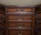 Antique English Octagonal Partner Desk with Bookcases from Harrods 6