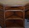 Antique English Octagonal Partner Desk with Bookcases from Harrods 9