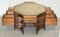 Antique English Octagonal Partner Desk with Bookcases from Harrods 11