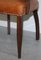 Brown Leather & Hardwood Bridge Armchair from George Smith 11