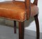 Fauteuil Bridge en Cuir Marron et Bois Dur de George Smith 12