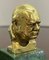 Busto de Winston Churchill en miniatura de oro de 18 quilates de Oscar Nemon para Asprey & Co, 1967, Imagen 16