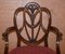 Prince of Wales Feather Dining Chairs in the Style of George Hepplewhite, Set of 16 4