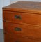 Victorian Pine Military Campaign Chest of Drawers with Original Brass Fitting 8