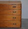 Victorian Pine Military Campaign Chest of Drawers with Original Brass Fitting, Image 7