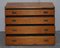Victorian Pine Military Campaign Chest of Drawers with Original Brass Fitting, Image 13