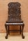 Chinese Ornately Carved Dragon Dining Occasional Chairs, 1900s, Set of 4 3