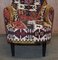 Kilim Wing Back Armchairs by Tom Dixon for George Smith, 2007, Set of 2 11
