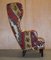 Kilim Wing Back Armchairs by Tom Dixon for George Smith, 2007, Set of 2 14