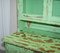 Victorian Hand-Painted Distressed Green Dresser Bookcase or Kitchen Cupboard 9