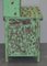 Victorian Hand-Painted Distressed Green Dresser Bookcase or Kitchen Cupboard 12
