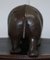 Large Omersa Brown Leather Hippo Stool or Footstool from Omersa, 1930s, Image 10