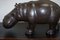Large Omersa Brown Leather Hippo Stool or Footstool from Omersa, 1930s 14