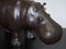 Großer brauner Omersa Hippo Lederhocker oder Fußhocker von Omersa, 1930er 5
