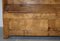 Panca o panca vittoriana in legno satinato con scomparto interno, Immagine 12