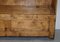 Panca o panca vittoriana in legno satinato con scomparto interno, Immagine 13