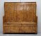 Victorian Satinwood Settle Bench or Pew with Internal Storage, Image 2