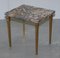 Tavolini in bronzo dorato con ripiani in marmo viola, set di 2, Immagine 10