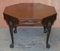 Victorian Georgian Occasional Library Table with Lion Carvings from Druce & Co, Image 2