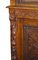 Large Antique Victorian Hand Ornately Carved Oak Library Bookcase Cupboard Base 6