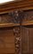 Großer antiker viktorianischer Bücherschrank aus geschnitztem Eichenholz 14