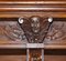 Large Antique Victorian Hand Ornately Carved Oak Library Bookcase Cupboard Base 15