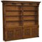 Large Antique Victorian Hand Ornately Carved Oak Library Bookcase Cupboard Base, Image 1