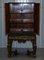 Burr Walnut Drinks Cabinet with Sliding Shelves, Image 18