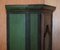 Swedish Hand-Painted Green Hall or Pot Cupboard Wardrobe with Musical Deco, 1800s 17