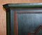 Swedish Hand-Painted Green Hall or Pot Cupboard Wardrobe with Musical Deco, 1800s, Image 10