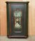 Swedish Hand-Painted Green Hall or Pot Cupboard Wardrobe with Musical Deco, 1800s 2