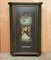 Swedish Hand-Painted Green Hall or Pot Cupboard Wardrobe with Musical Deco, 1800s, Image 2