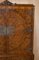 Art Deco Barschrank mit exquisiten Wurzel- & Nussholzplatten & Cabriole-Beinen 9