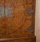 Meuble à Boissons Art Déco avec Panneaux en Broussin de Noyer et Pieds Cabriole 11