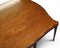 Tavolo da pranzo grande in legno massiccio e noce di Sheraton Revival, Immagine 10