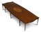 Tavolo da pranzo grande in legno di noce massiccio e poltrone Hepplewhite di Sheraton Revival, set di 17, Immagine 2