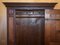 European Sumlime Hand-Painted Wardrobe or Hall Cupboard in Oak Wood, 1800s 14