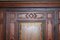 European Sumlime Hand-Painted Wardrobe or Hall Cupboard in Oak Wood, 1800s 8
