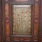 European Sumlime Hand-Painted Wardrobe or Hall Cupboard in Oak Wood, 1800s 4