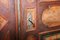 European Sumlime Hand-Painted Wardrobe or Hall Cupboard in Oak Wood, 1800s 9