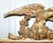Espejo Regency de gesso dorado con águila grande tallada a mano, década de 1800, Imagen 3